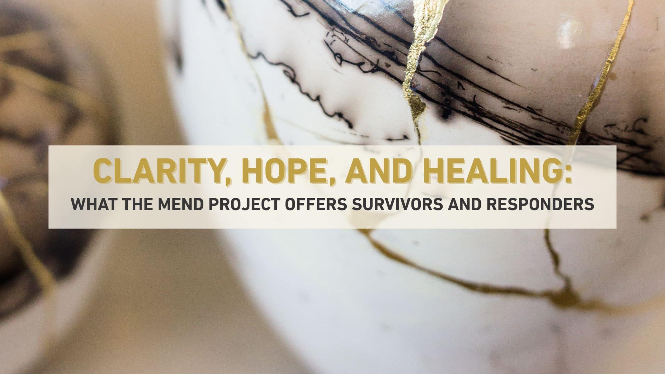 what mend offers to survivors and responders