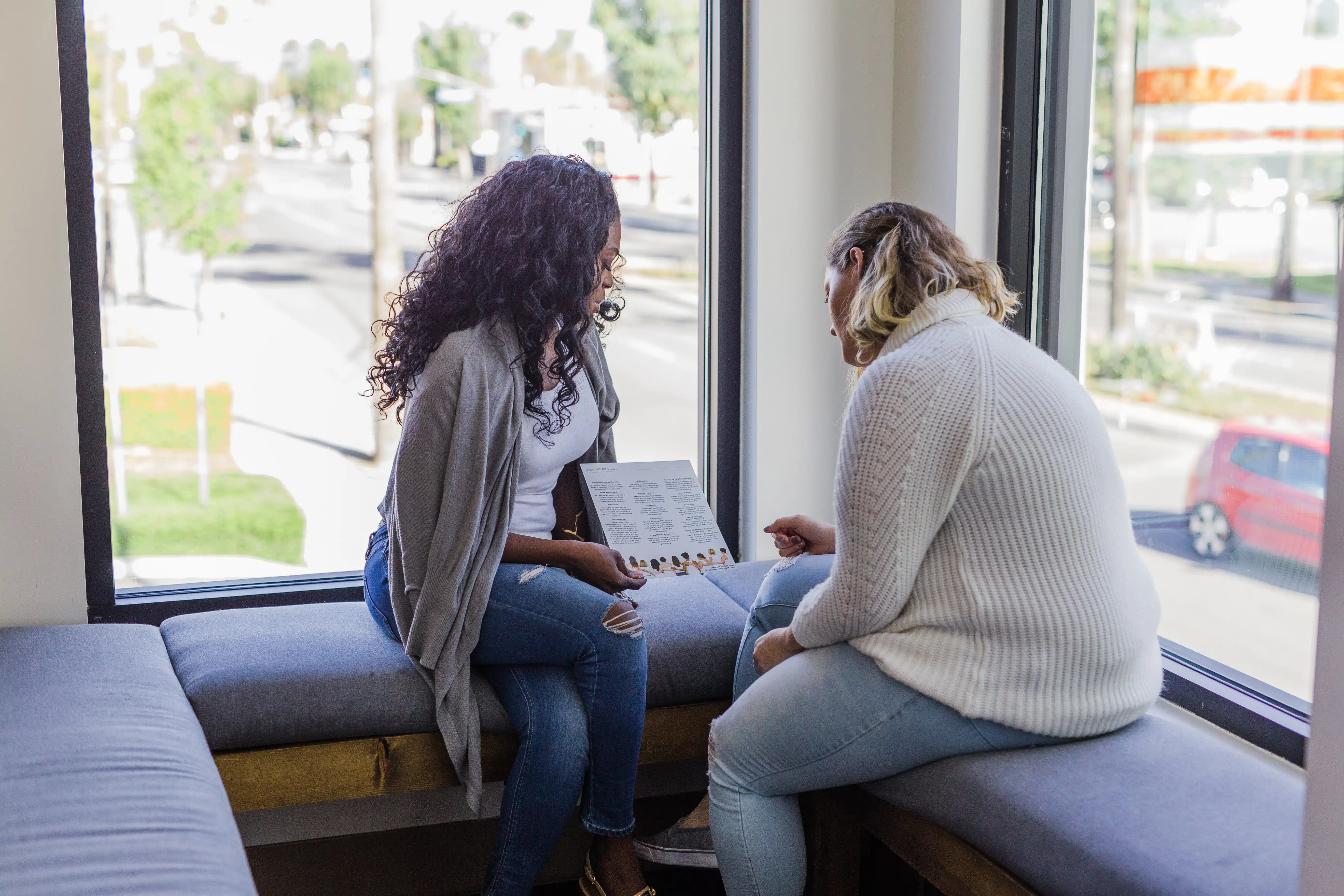 two women counseling
